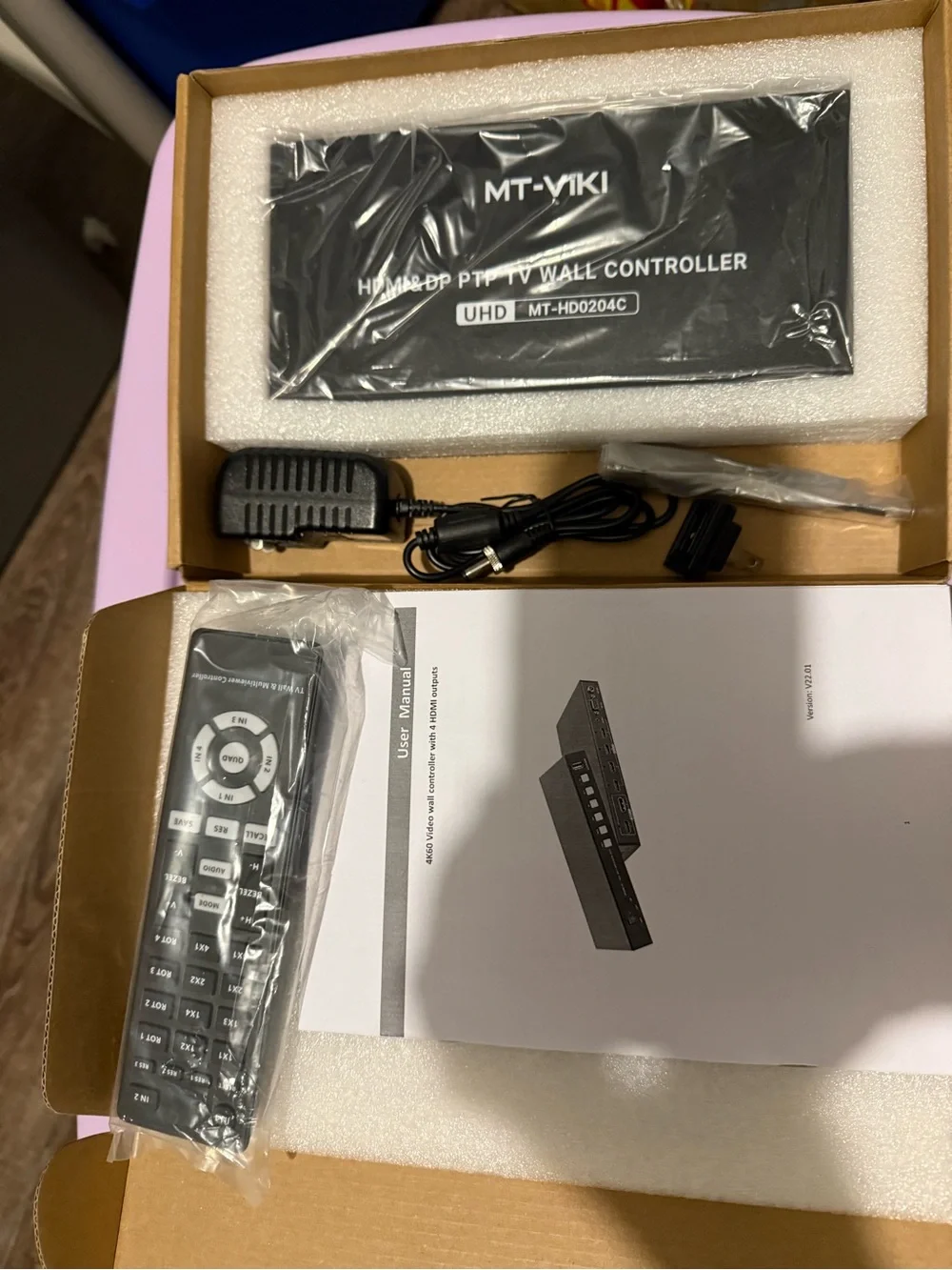 Black UHD HDMI Wall Controller (Black)